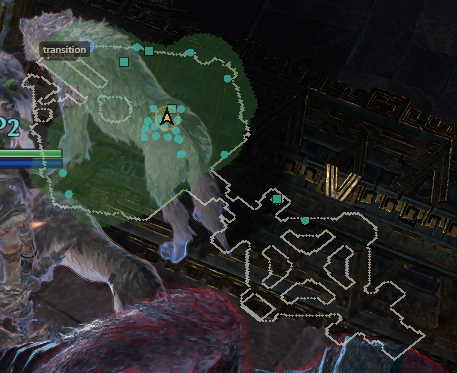 Transparent in-game map radar overlay
